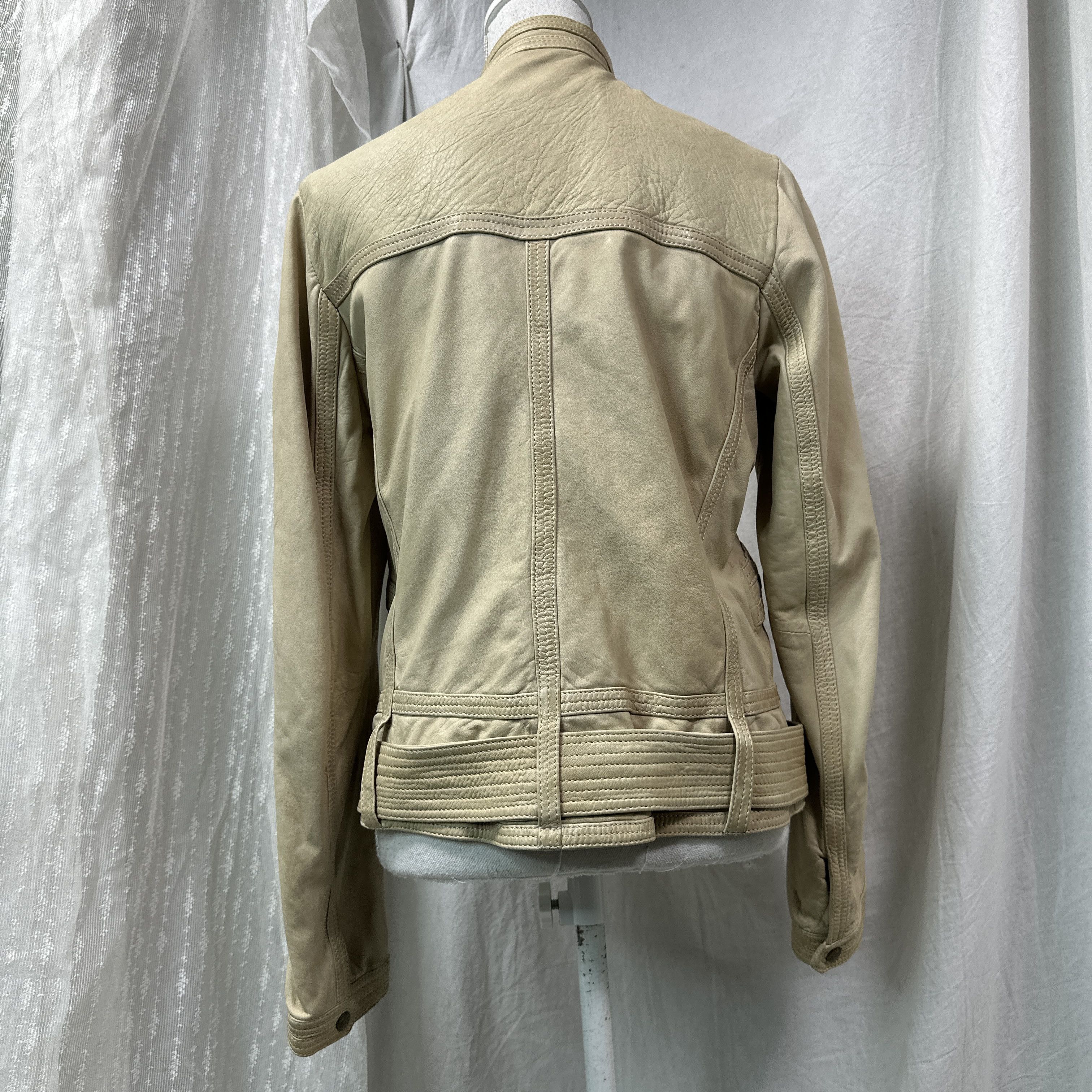 CLOSED Vintage Leather Closed by Marithe Francois Girbaud Jacket Size M / US 6-8 / IT 42-44 - 5 Thumbnail