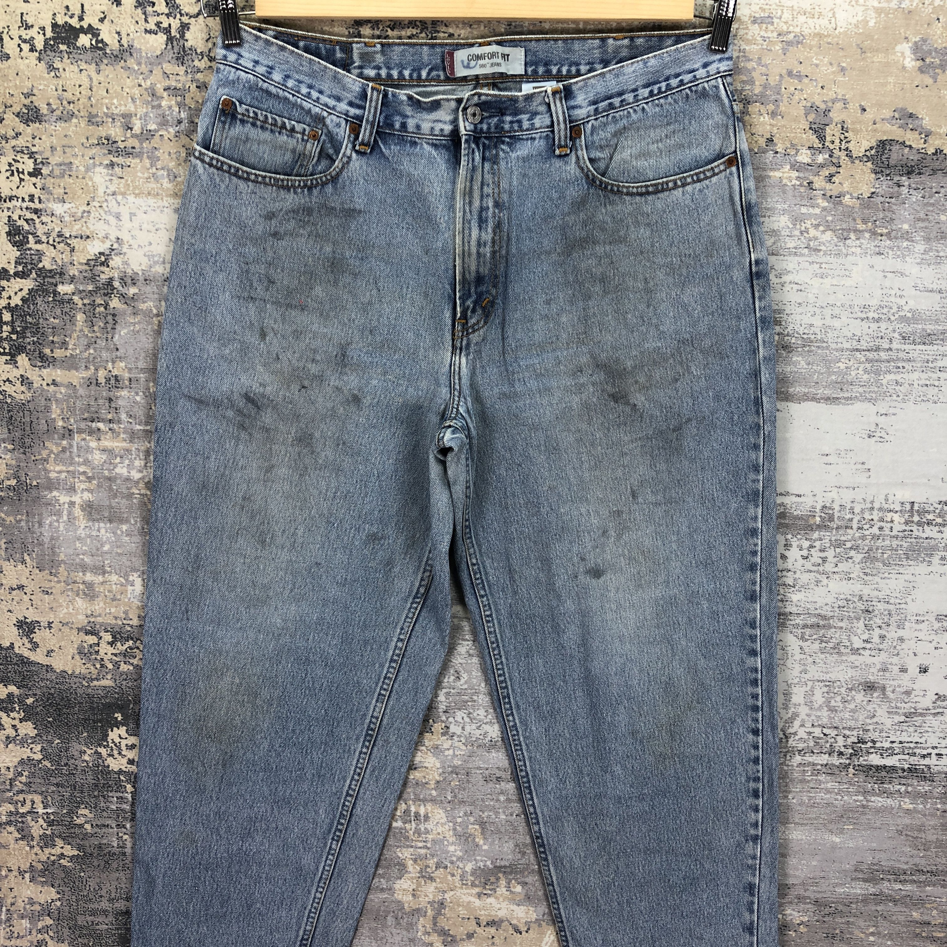 Levi's Vintage Y2K Levis Light Wash Jeans Levi's 560 Faded Denim Size US 36 / EU 52 - 3 Thumbnail