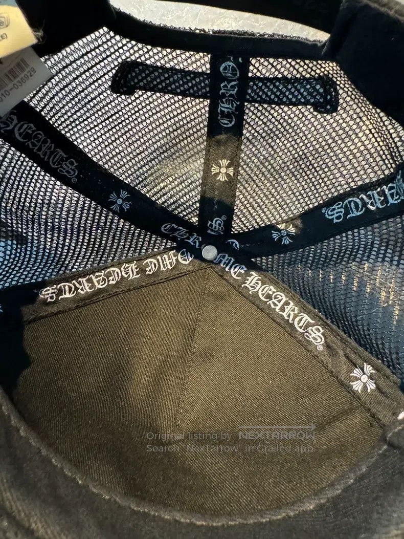 Chrome Hearts Chrome Hearts Chrome Hearts classic pure black embroidered Size ONE SIZE - 6 Thumbnail