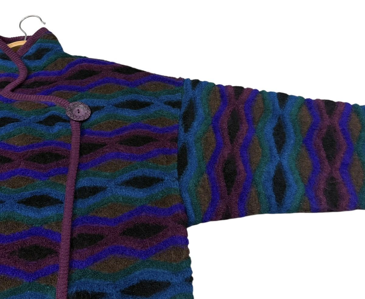 Missoni Vintage Missoni Reversible Wool Mohair Puffer Light Jacket Size L / US 10 / IT 46 - 2 Thumbnail