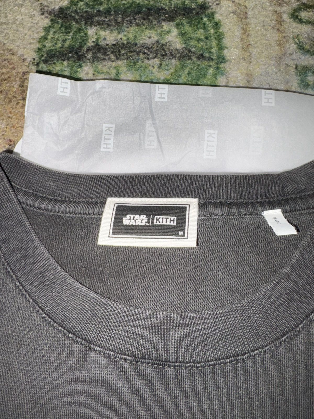 Kith × Star Wars Kith x Star Wars Yoda Vintage Tee Black PH Size US M / EU 48-50 / 2 - 3 Thumbnail