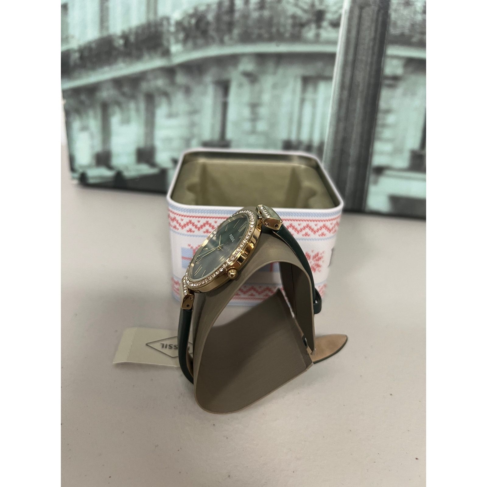 Fossil Fossil ES4642 Madeline Green Dial Women's Watch Size ONE SIZE - 4 Thumbnail