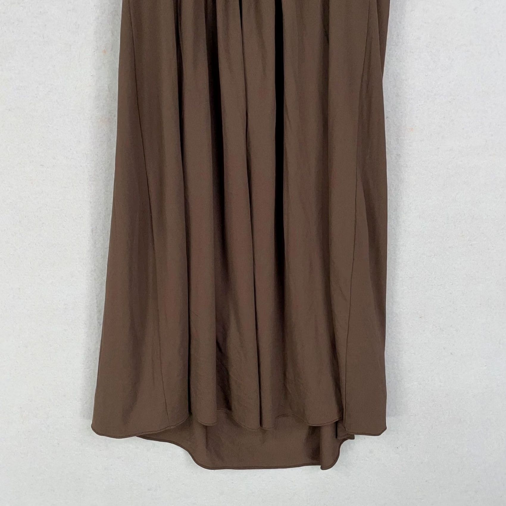 Vintage Carmen Marc Valvo Swim Dress Womens XSmall Brown Halter Empire Waist Cover Up Size XS / US 0-2 / IT 36-38 - 6 Thumbnail