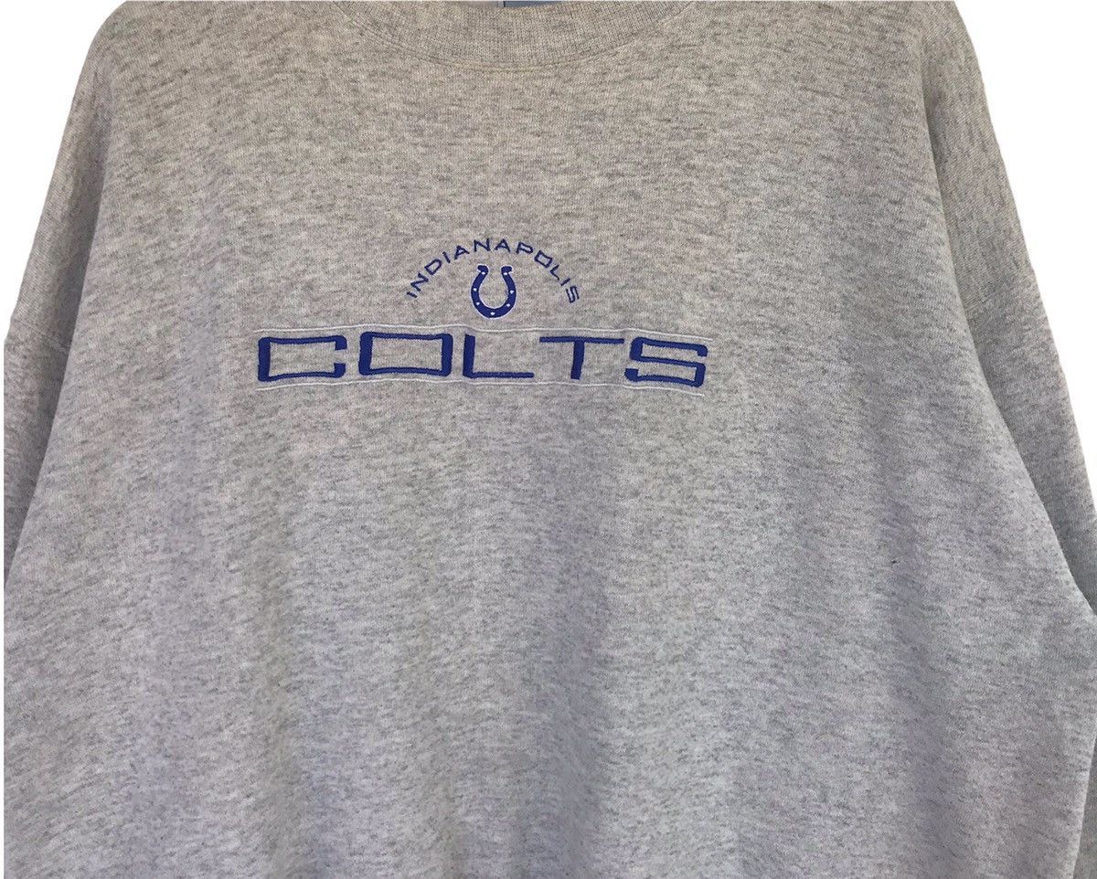 NFL × Vintage Vintage 90’s Indianapolis COLTS spellout logo sweatshirt Size US XL / EU 56 / 4 - 2 Thumbnail