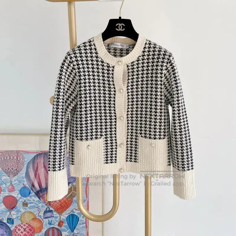 Dior Dior Colorblock Cotton Long Sleeve Sweater . Size S / US 4 / IT 40 - 2 Thumbnail