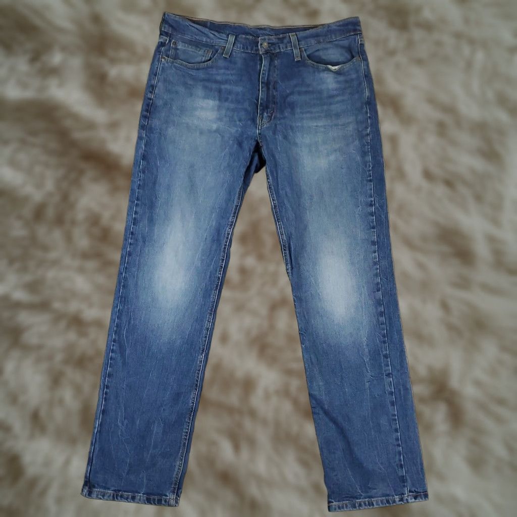 Levi's Levis 541 Athletic Fit Straight Leg Jeans Mens 36x32 Blue Cotton Blend Size US 36 / EU 52 - 1 Thumbnail