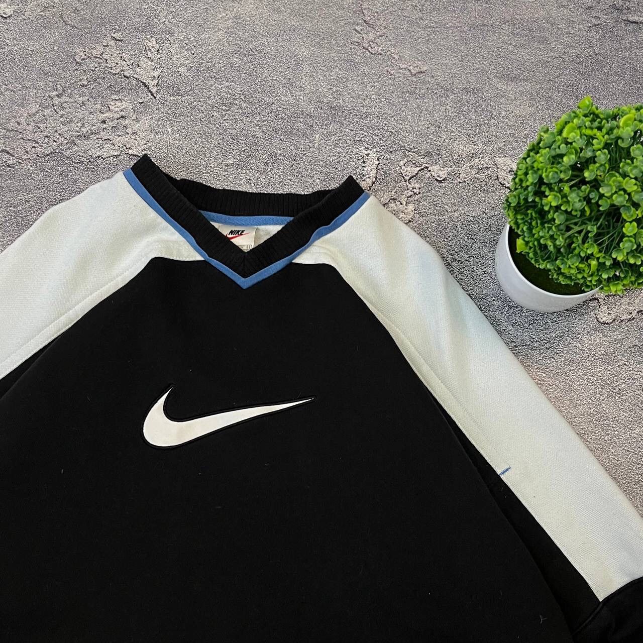 Nike Vintage 80s Nike Big logo Spellout Crewneck Sweatshirt Size US XL / EU 56 / 4 - 13 Thumbnail