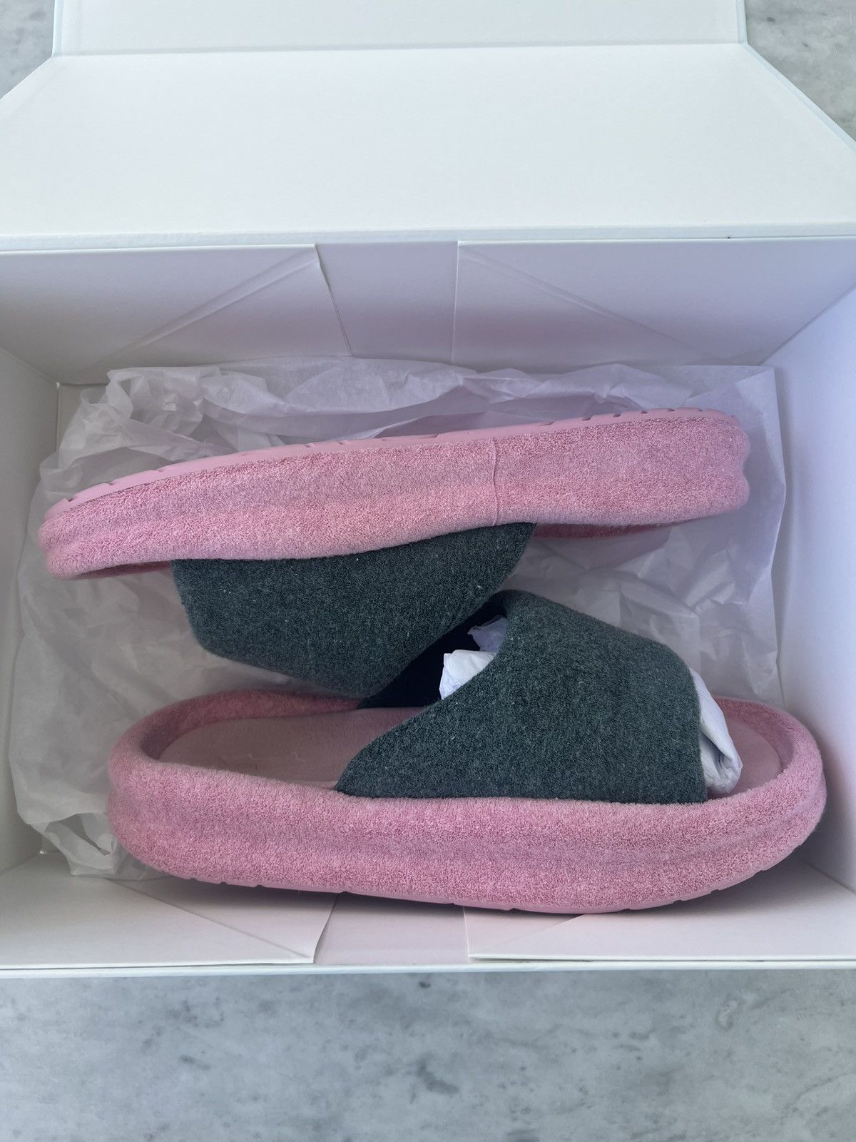 SKYLRK Skylark Bloop Rest Slides Pink/ Green Size US 12 / EU 45 - 2 Thumbnail