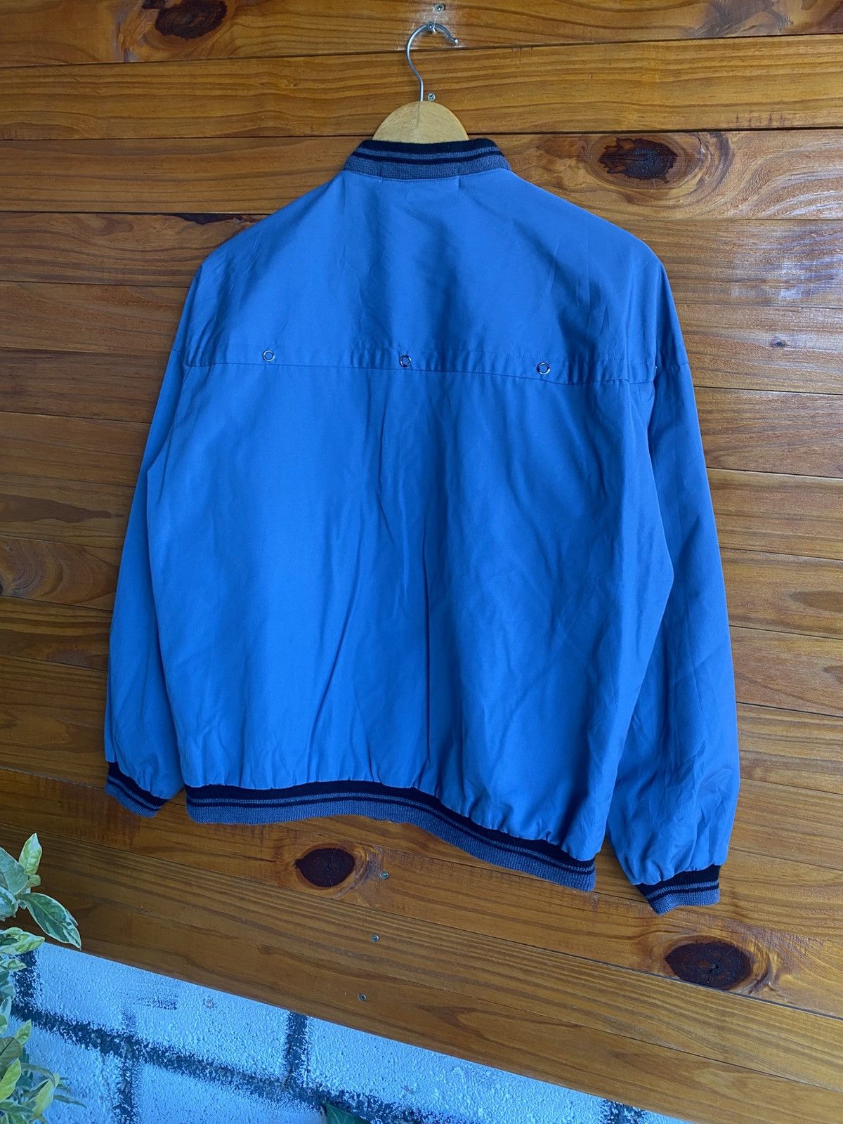 Vintage Vintage ANBA Austria Blue Bomber Jacket Licensed by Kenkado Size US M / EU 48-50 / 2 - 8 Thumbnail