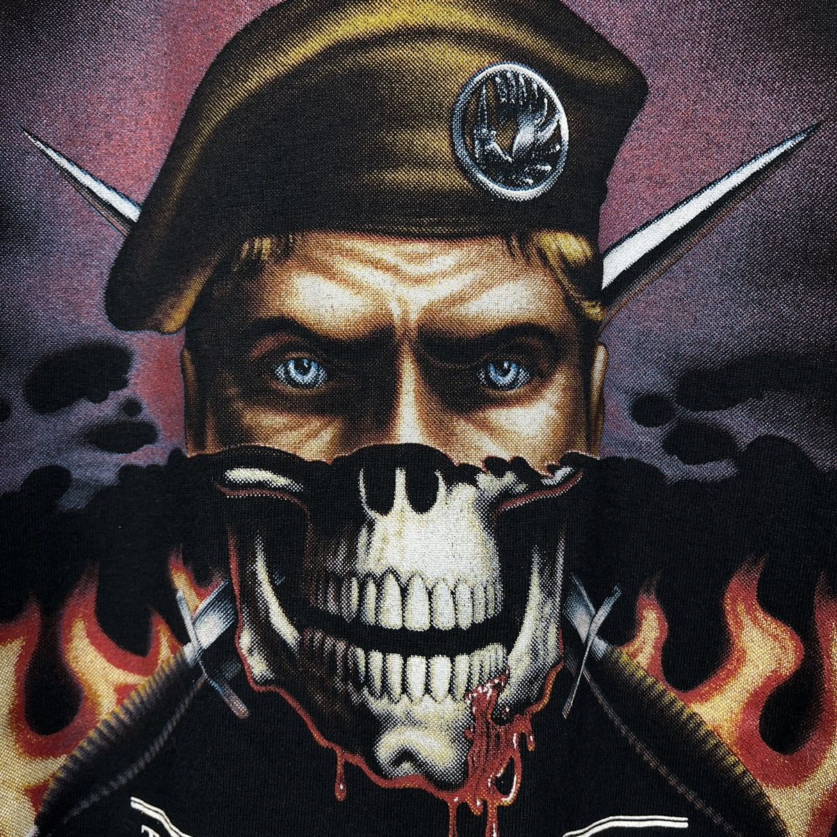 Vintage Vintage “Mercenaries Never Die” Military T Shirt 1988 Size US XL / EU 56 / 4 - 9 Thumbnail