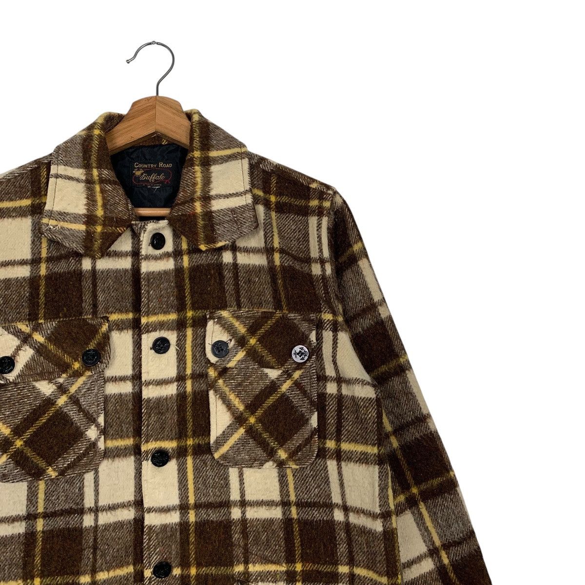 Japanese Brand Country Road Buffalo Tartan Wool Jacket Size US M / EU 48-50 / 2 - 5 Thumbnail