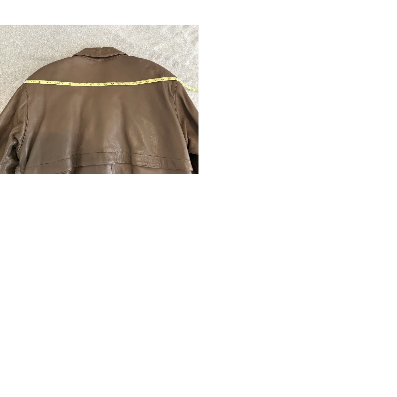 Loewe VINTAGE LOEWE Brown Leather Coat Jacket Mens 50 Brown Leather Jacket (Solid) Spain Size US M / EU 48-50 / 2 - 9 Thumbnail