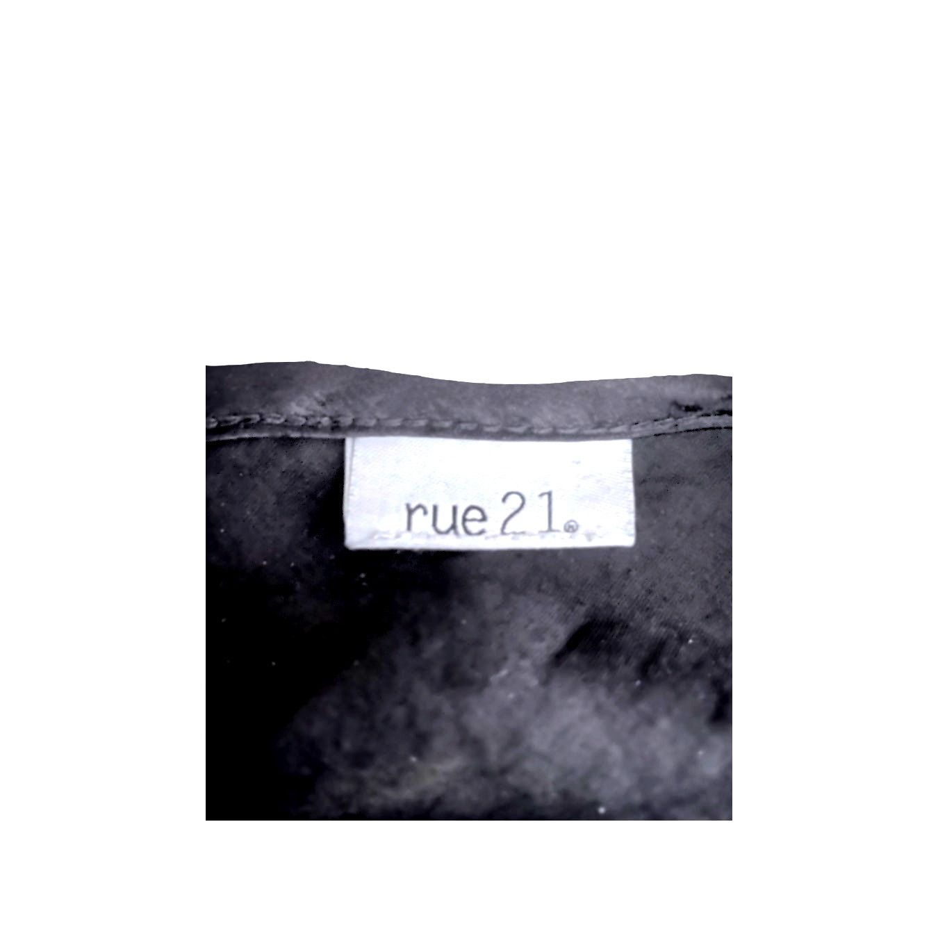 rue21 Sleek Black Satin Midi Dress with Side Slit Size M / US 6-8 / IT 42-44 - 4 Thumbnail