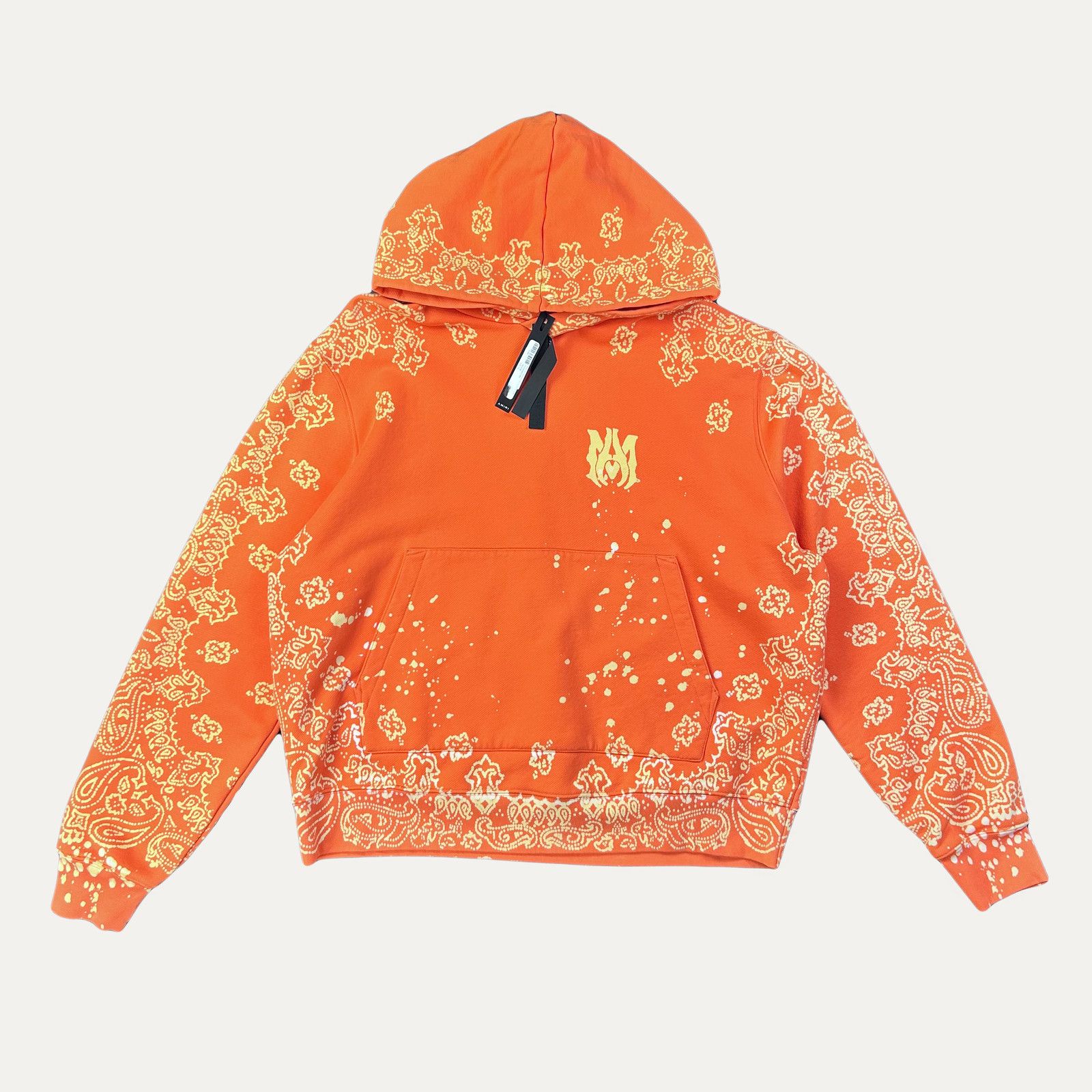 Amiri Bandana Bleach All Over Hoodie