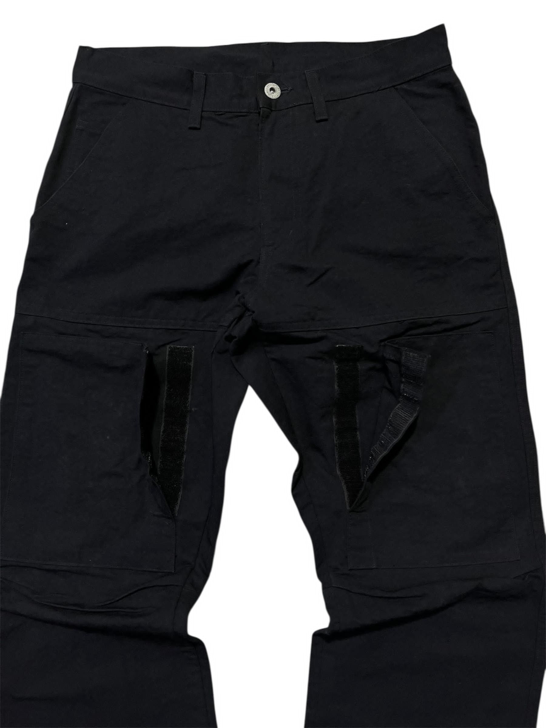 PPFM PPFM Double Pocket Black Pants Size US 29 - 3 Thumbnail