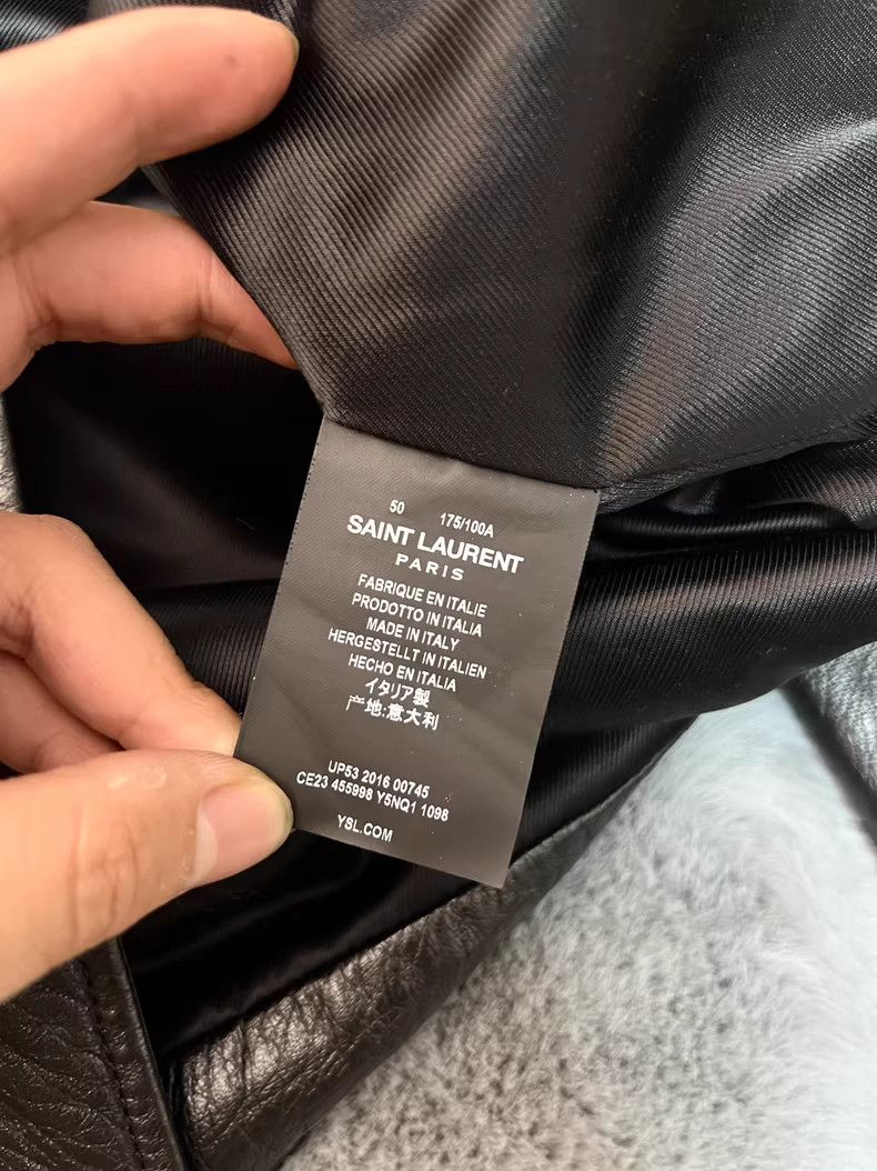 Saint Laurent Paris saint laurent black leather jacket Size US M / EU 48-50 / 2 - 5 Thumbnail