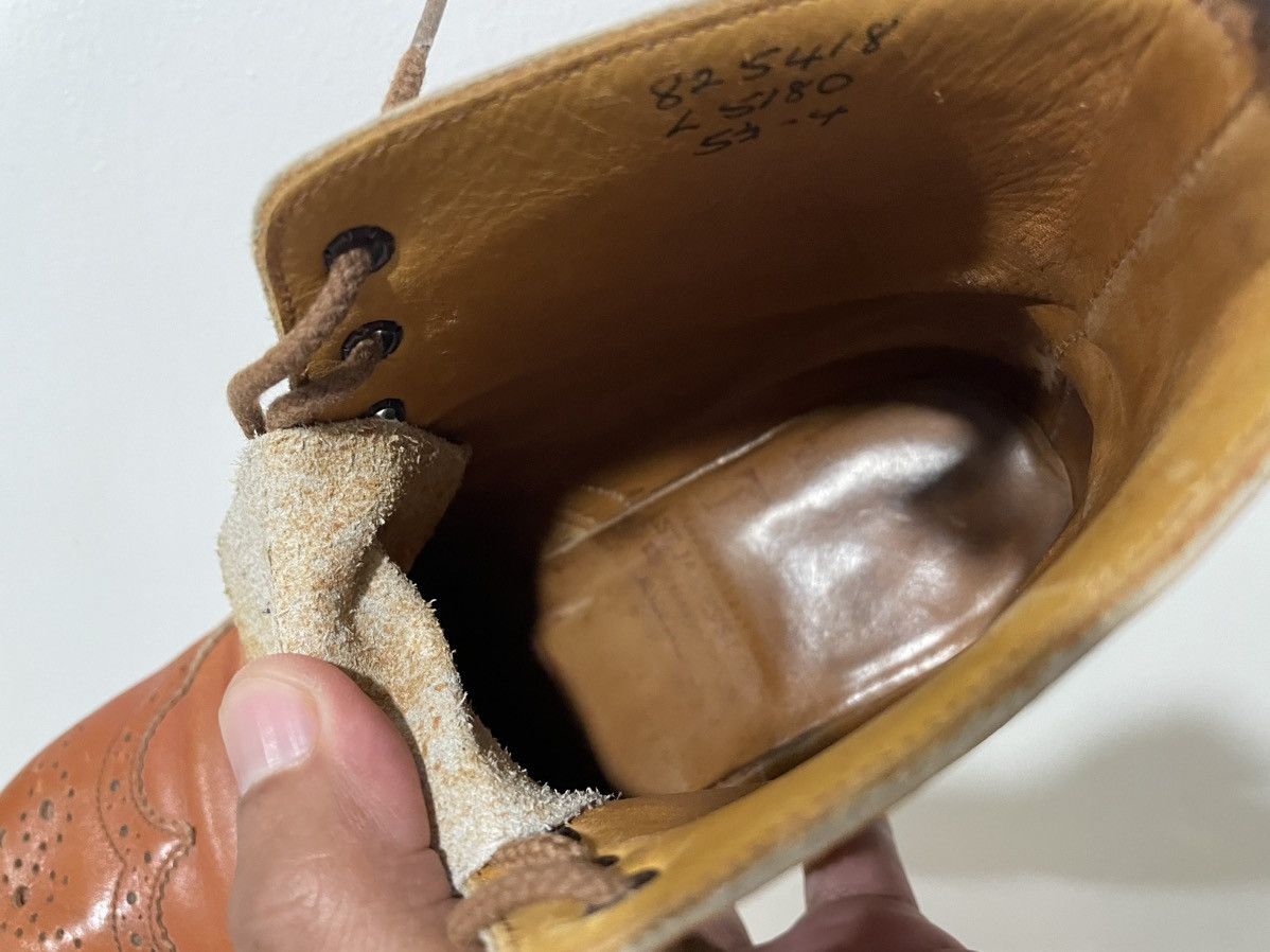 Tricker's Trickers Wingtip Boots Full Leather Made in England 🏴󠁧󠁢󠁥󠁮󠁧󠁿 Unisex Size US 5.5 / EU 38 - 15 Thumbnail