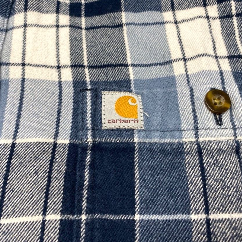Carhartt VINTAGE Carhartt Shirt Mens XL Blue Trumbull Plaid Long Sleeve Relaxed Workwear Flannel Size US XL / EU 56 / 4 - 6 Thumbnail