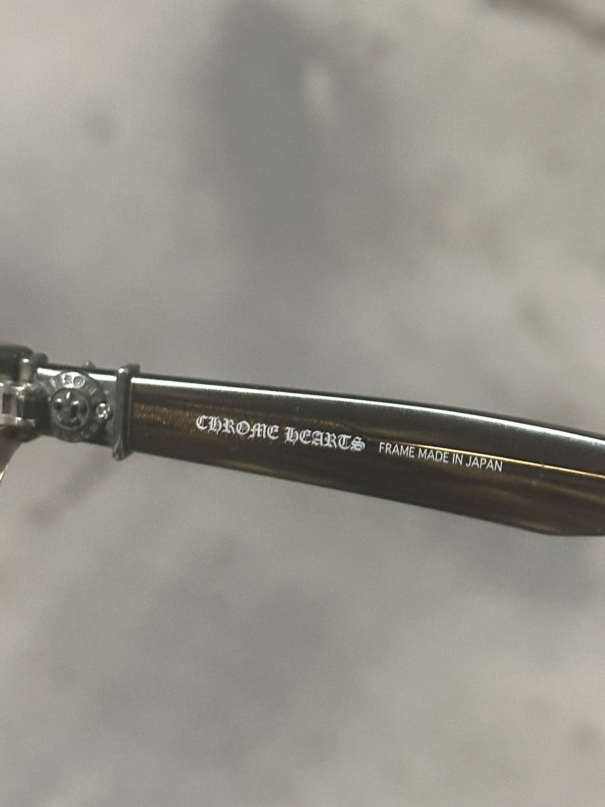 Chrome Hearts Chrome Hearts “Gittin Any? Brown/Clear Translucent Glasses Size ONE SIZE - 14 Thumbnail