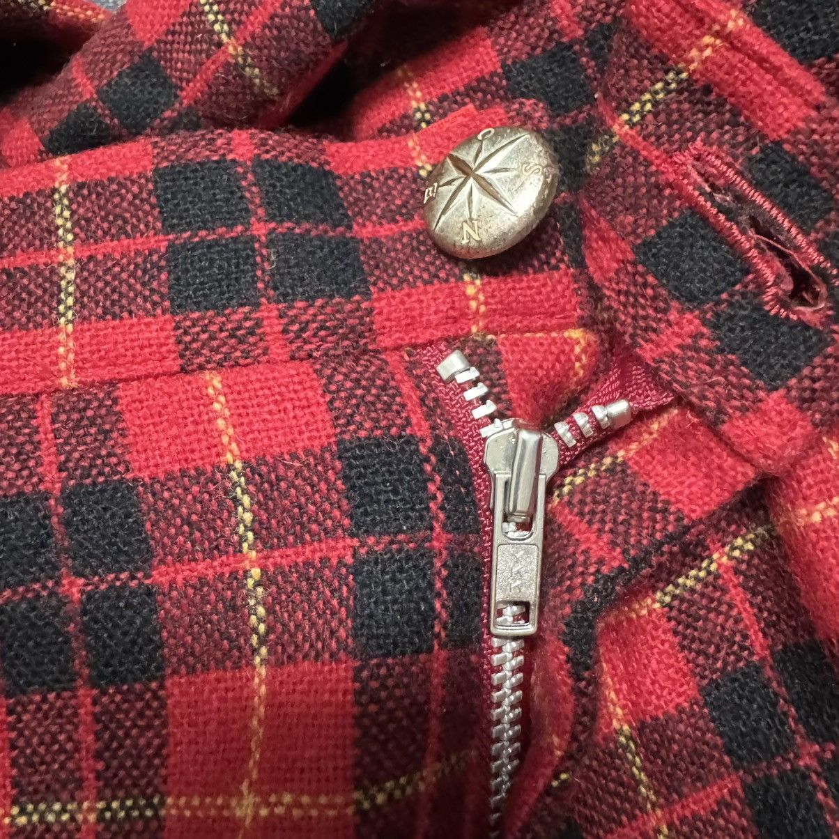 Mari's Rock MALKO MALKA Tartan Plaid Red Punk Trouser Size US 30 / EU 46 - 19 Thumbnail