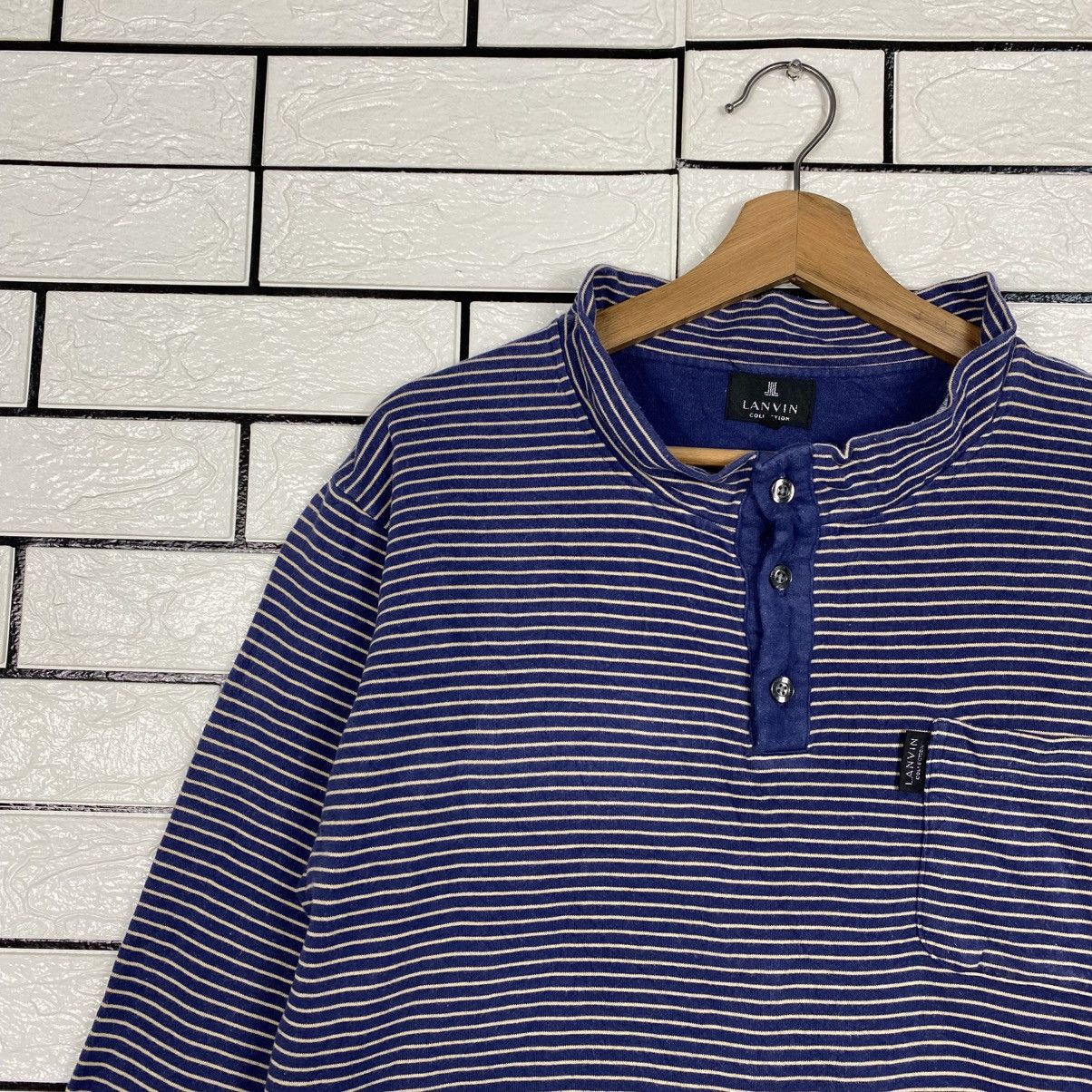 Lanvin 📌Vintage Hickory Chore Sweatshirt Striped Lanvin Size US M / EU 48-50 / 2 - 8 Thumbnail