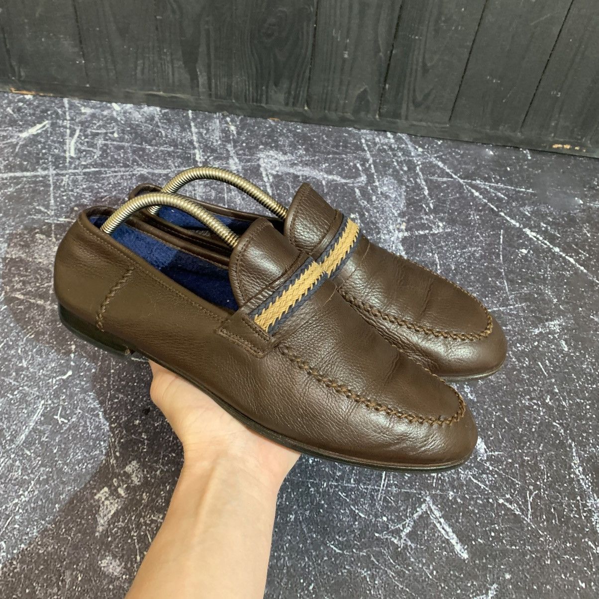 Ermenegildo Zegna Ermenegildo Zegna Men’s Brown Loafers Size 9.5 Size US 9.5 / EU 42-43 - 2 Thumbnail