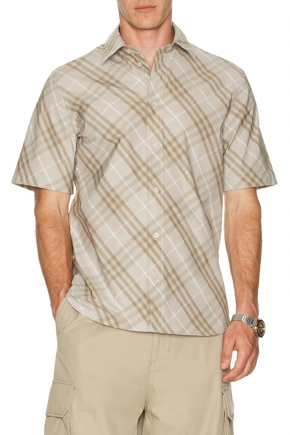 Burberry os11x0526 Robert Essentials Classic Shirt in Multicolor Size US S / EU 44-46 / 1 - 1 Thumbnail