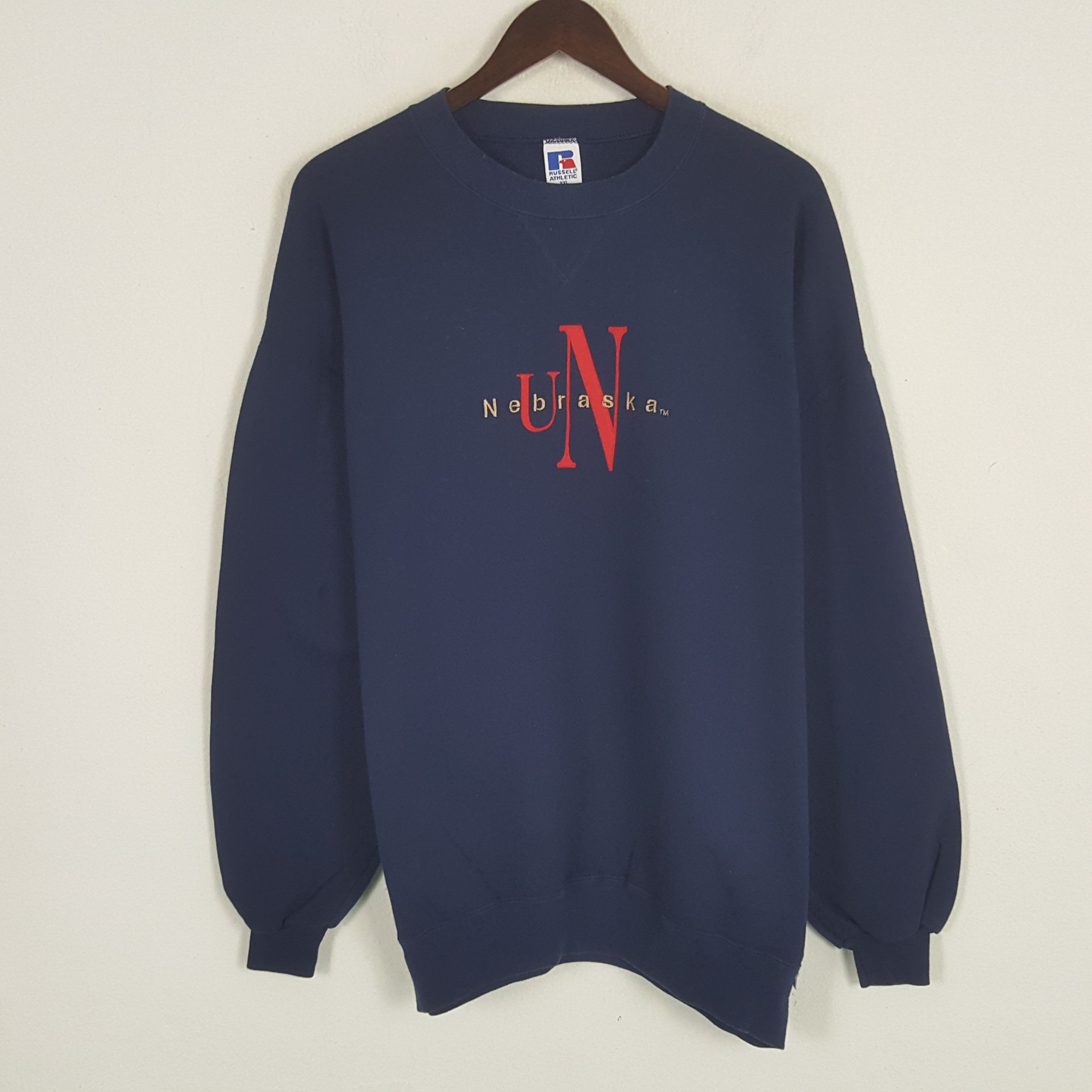 Russell Athletic × Vintage Vintage Nebraska Sweatshirt Size US L / EU 52-54 / 3 - 1 Thumbnail