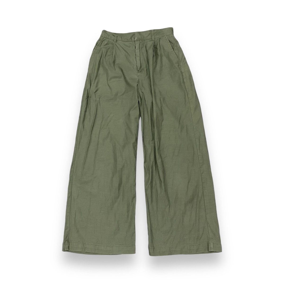 Issey Miyake × Japanese Brand Issey Miyake Plantation Fatigue Wide aleg Pants Size US 27 - 2 Thumbnail