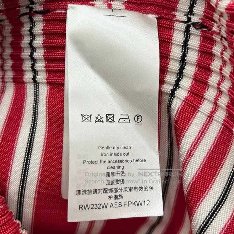 Louis Vuitton Louis Vuitton Red striped printed sleeveless vest Size M / US 6-8 / IT 42-44 - 6 Thumbnail