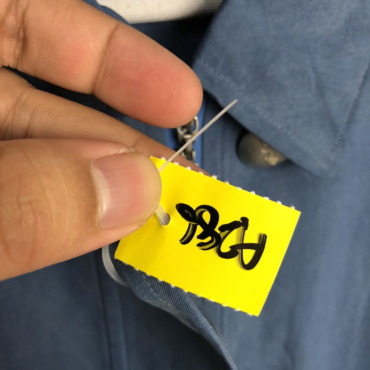 Burberry Burberrys vintage Blue light jacket windbreaker #A283 Size US L / EU 52-54 / 3 - 9 Thumbnail