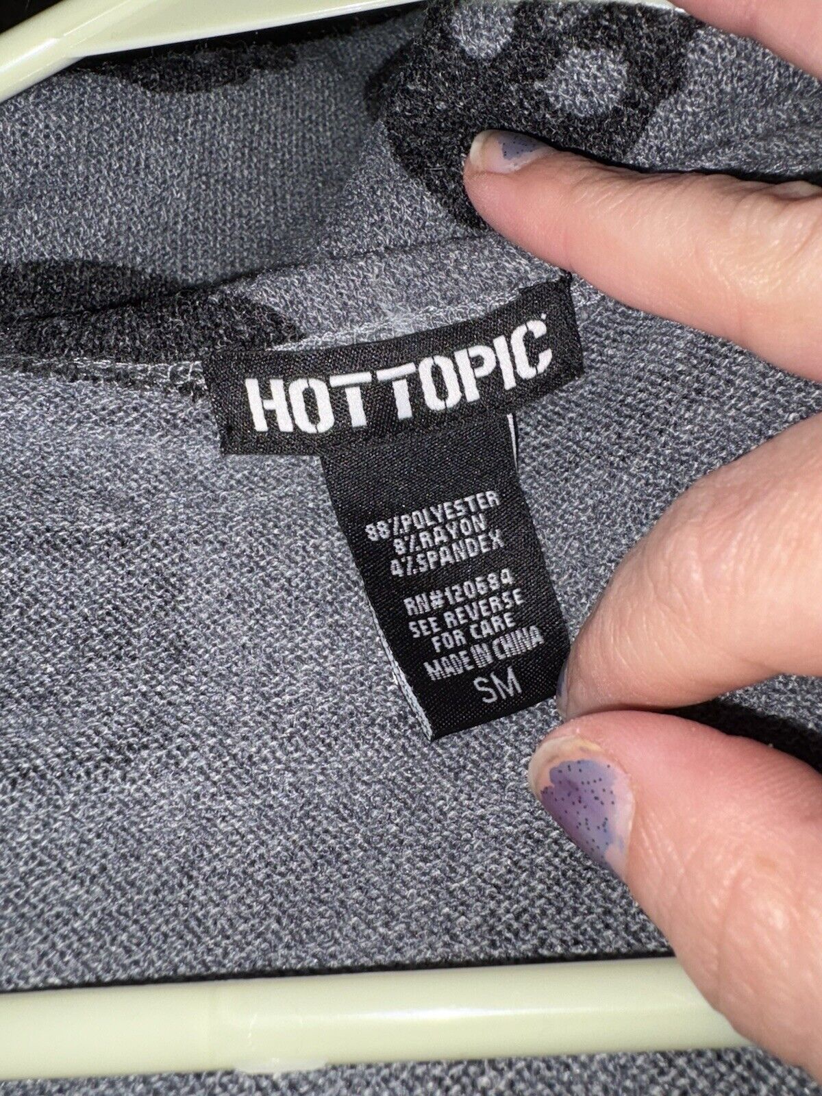 Hot Topic Hot Topic Skull Sweater Open Front Gray Black Small Size S / US 4 / IT 40 - 6 Thumbnail