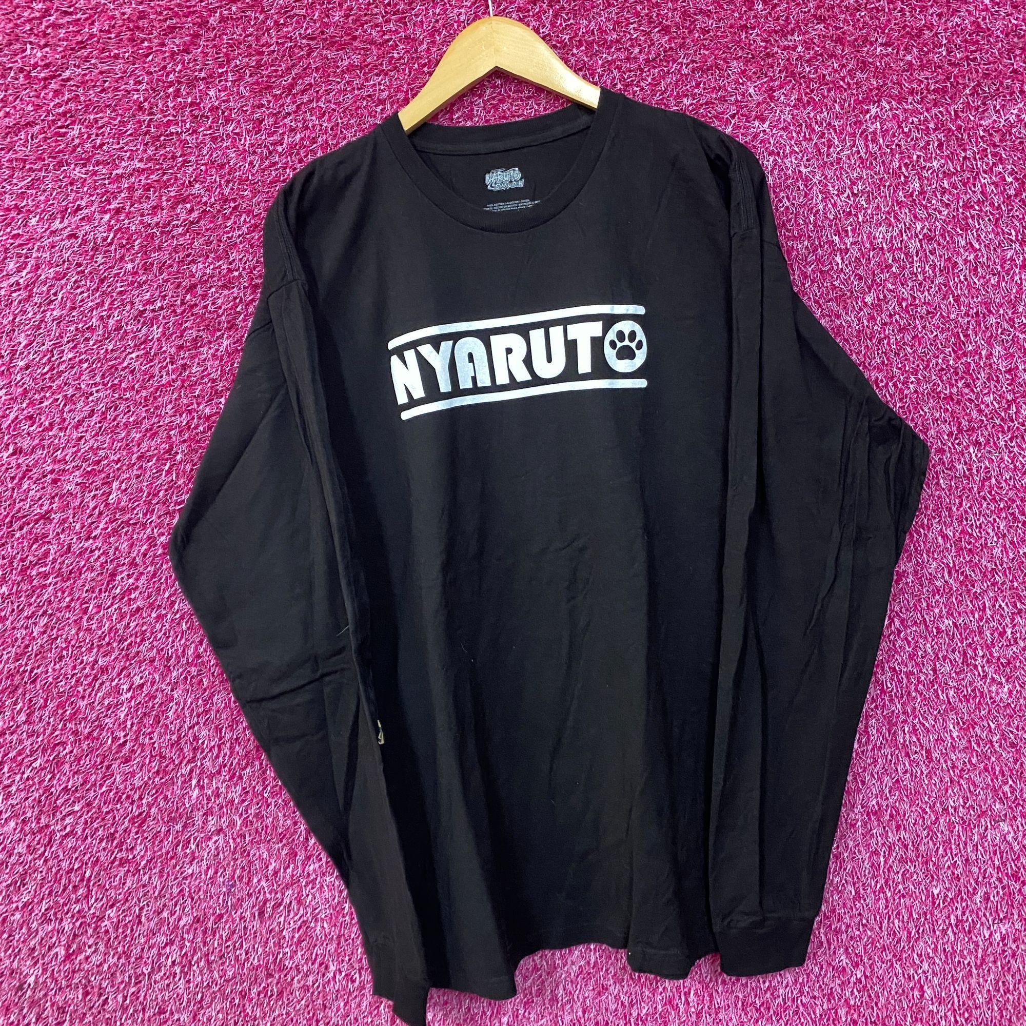 Anime Naruto Shippuden Nyaruto Cat Paw Long Sleeve T-Shirt 2XL Size US XXL / EU 58 / 5 - 3 Thumbnail