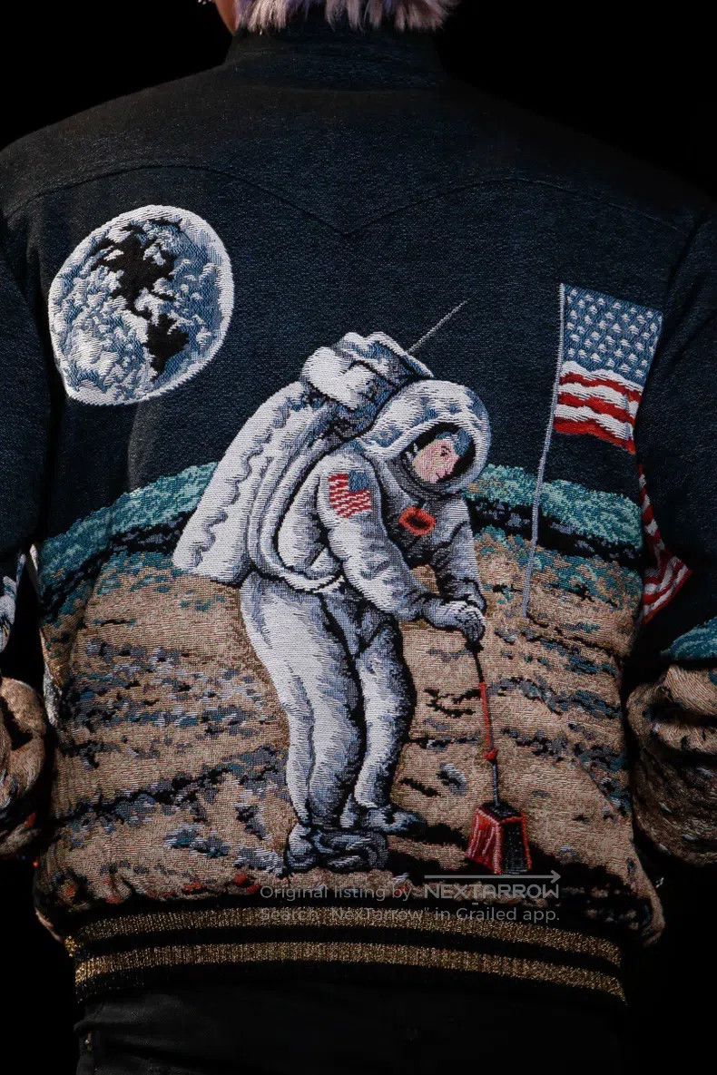 Saint Laurent Paris Saint Laurent Paris Astronaut Moon Landing Jacket Size US M / EU 48-50 / 2 - 9 Thumbnail