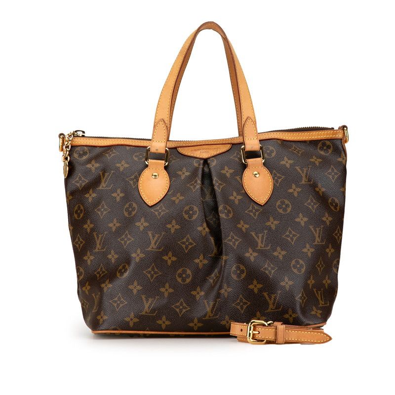 Louis Vuitton Louis Vuitton Louis Vuitton Monogram Palermo PM 2WAY Handbag M40145 Canvas Handbag M40145 in Very Good Condition Size ONE SIZE - 1 Thumbnail