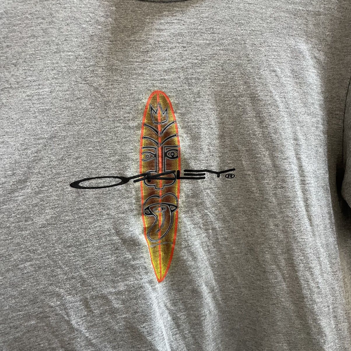 Oakley × Vintage ☠️ OAKLEY 00s Big Central Logo Vintage T Shirt Software Size US M / EU 48-50 / 2 - 2 Thumbnail