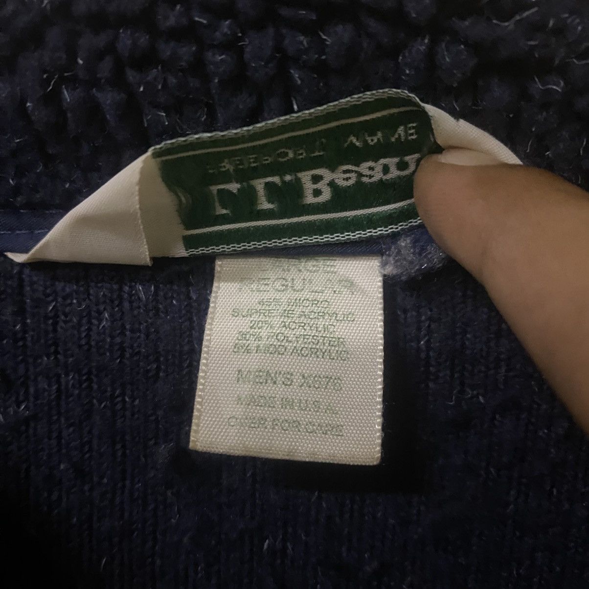 L.L. Bean Vintage llbean fleece sweater Size US L / EU 52-54 / 3 - 4 Thumbnail