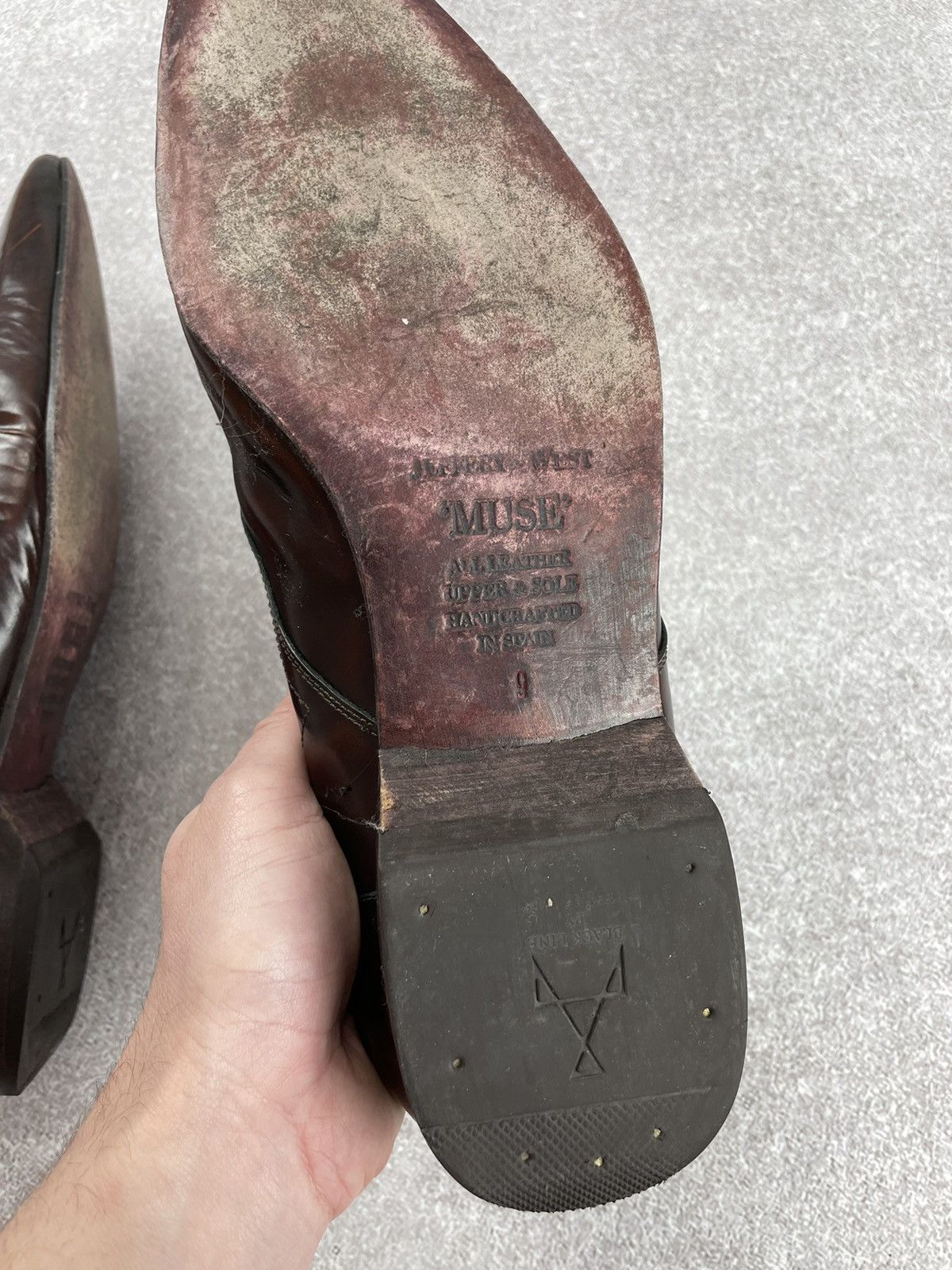 Jeffery West × Vintage × Western Rise Jeffery West Muse Classic Leather Cowboy Shoes Size 9 Size US 9 / EU 42 - 14 Thumbnail