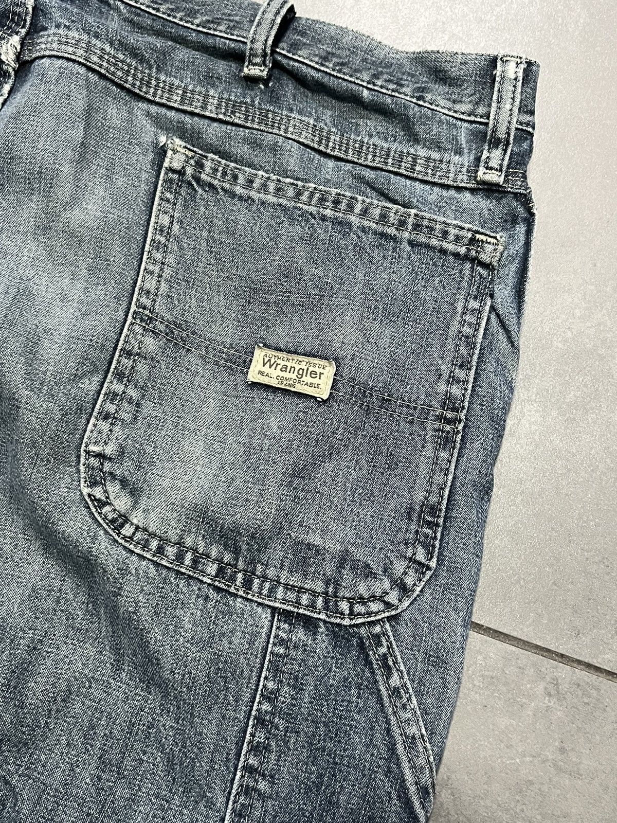 Vintage × Wrangler Vintage Workers Denim Jeans Carpenter Wrangler Size US 38 / EU 54 - 5 Thumbnail