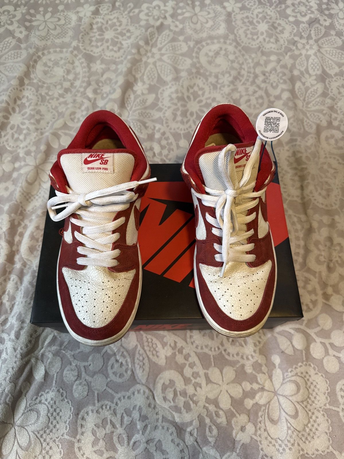 Nike Nike dunk low premium sb ‘valentine’s day 2014’ Size US 11 / EU 44 - 3 Thumbnail
