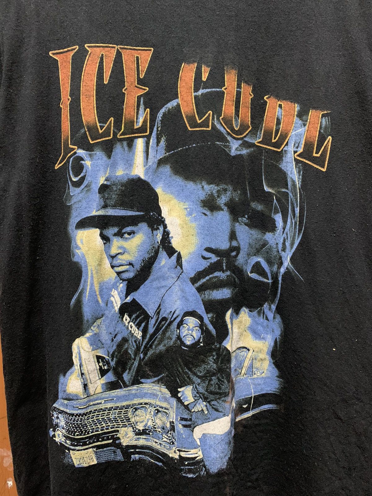 Rap Tees Ice Cube rap tee Faded T Shirt L Size US L / EU 52-54 / 3 - 3 Thumbnail