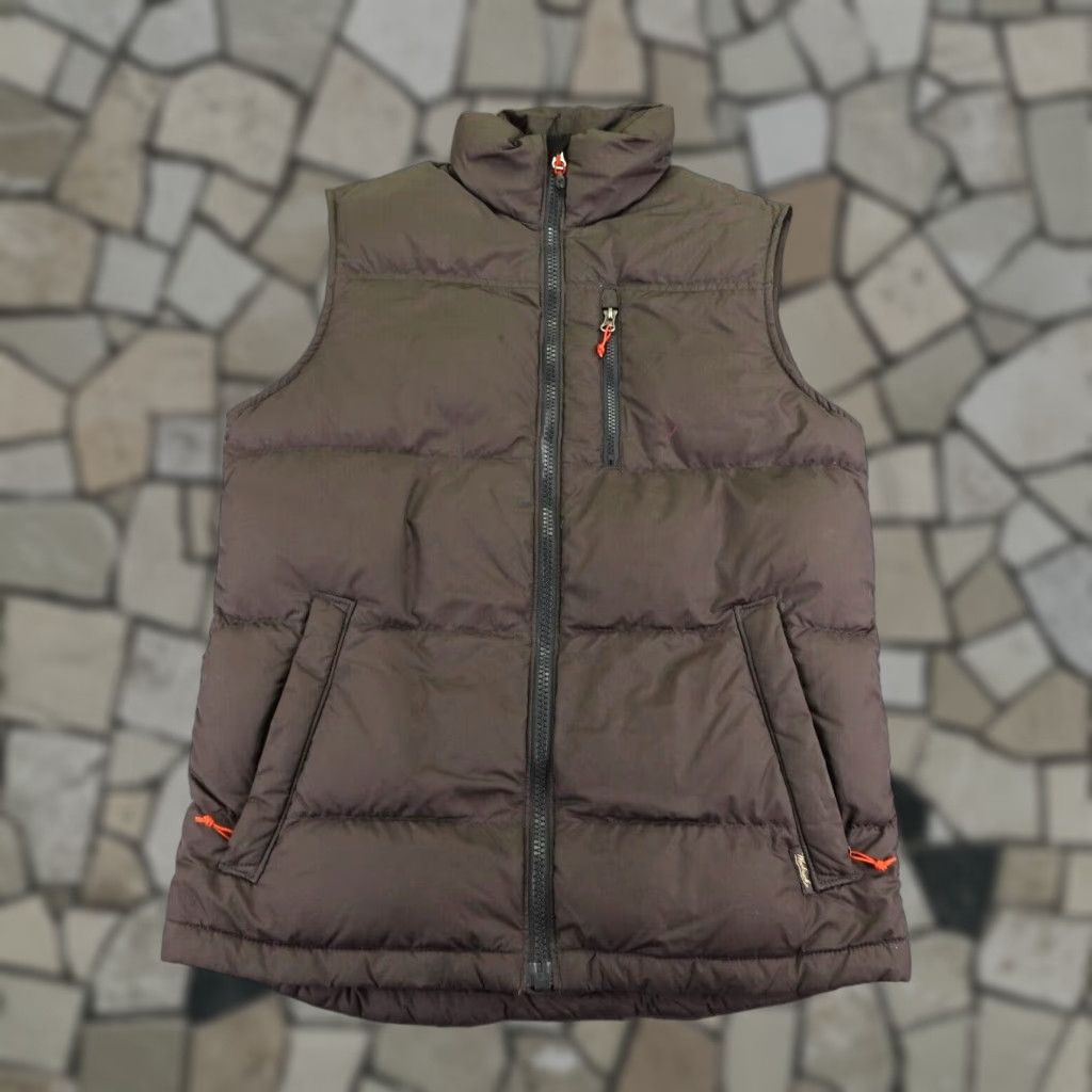 Vintage VINTAGE Woolrich Vest Mens Small Brown Puffer Down Zip Full Zip Quilted Outdoors Size US S / EU 44-46 / 1 - 1 Thumbnail
