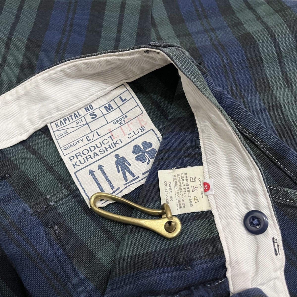 Kapital 90s KAPITAL Slim cut Plaid Tartan Fatigue Pants Size US 30 / EU 46 - 5 Thumbnail