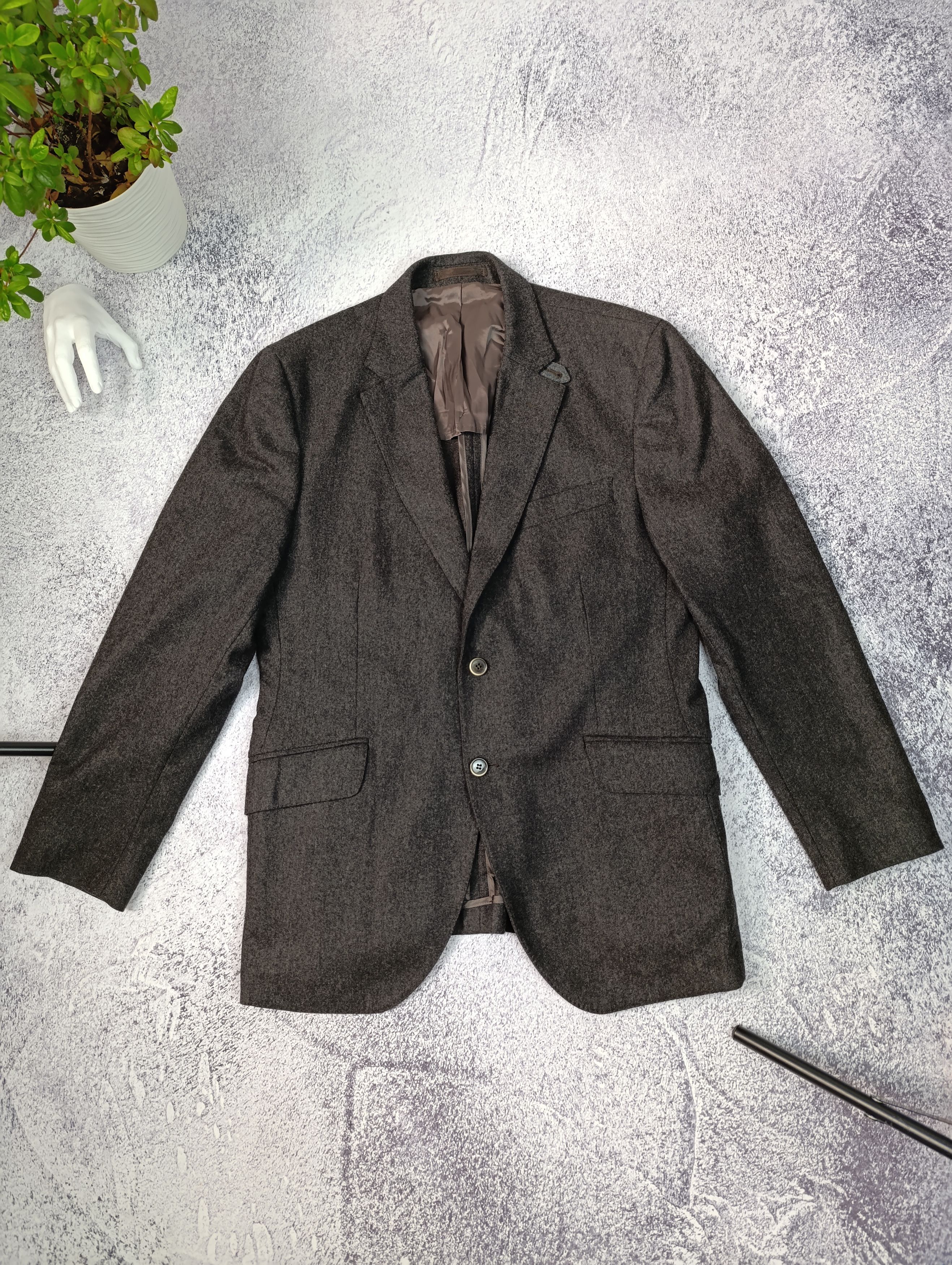 Hackett × Vitale Barberis Canonico HACKETT VITALE BARBERIS CANONICO WOOL BLAZER JACKET Size 42R - 8 Thumbnail