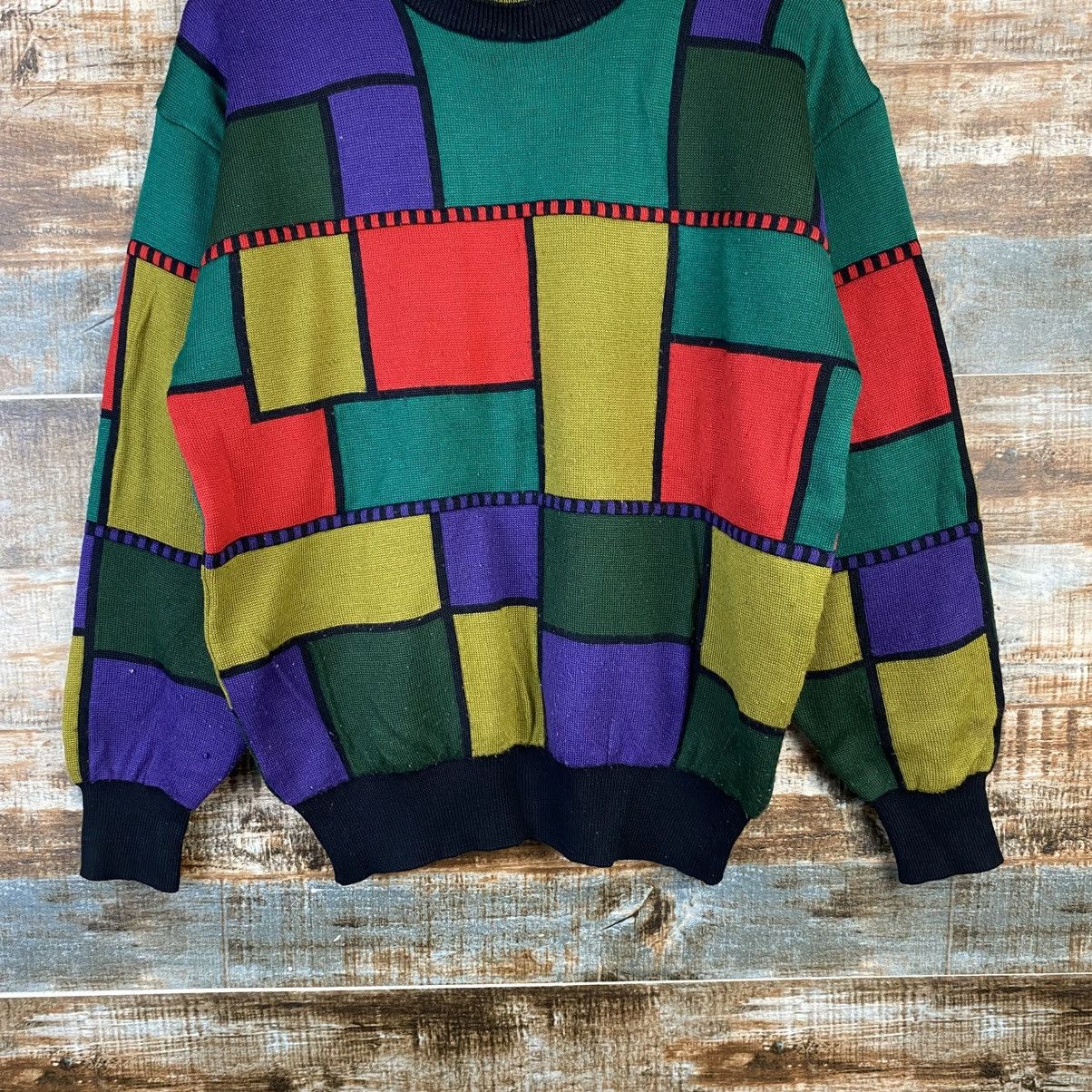 Japanese Brand DL Viesten made in japan checkered Multicolor Knitwear #C869 Size US M / EU 48-50 / 2 - 3 Thumbnail