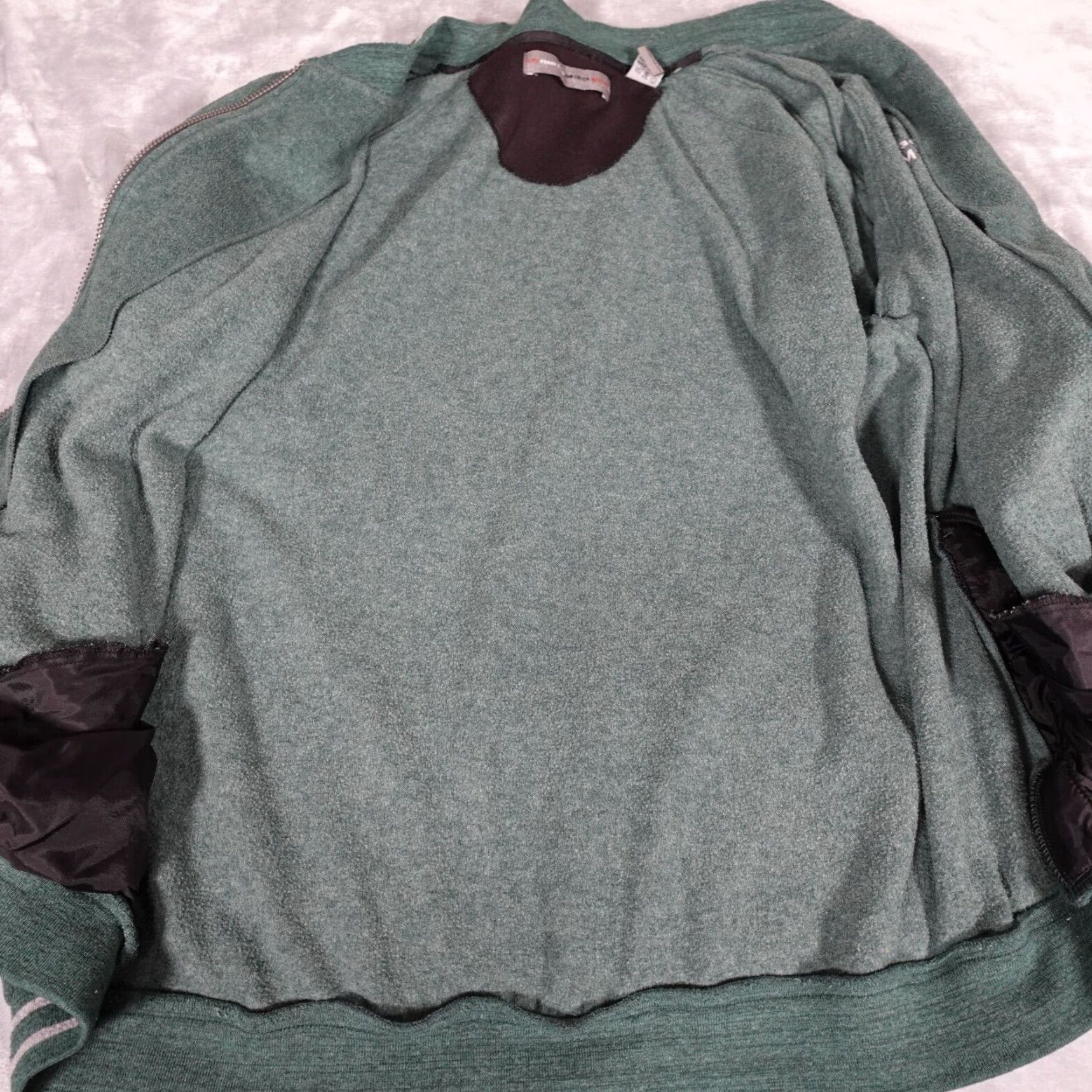 Perry Ellis VINTAGE Perry Ellis America Active Bomber Jacket Men 2XL Green Full Zip 90s Embroidered Logo Mid-Length Size US XXL / EU 58 / 5 - 6 Thumbnail
