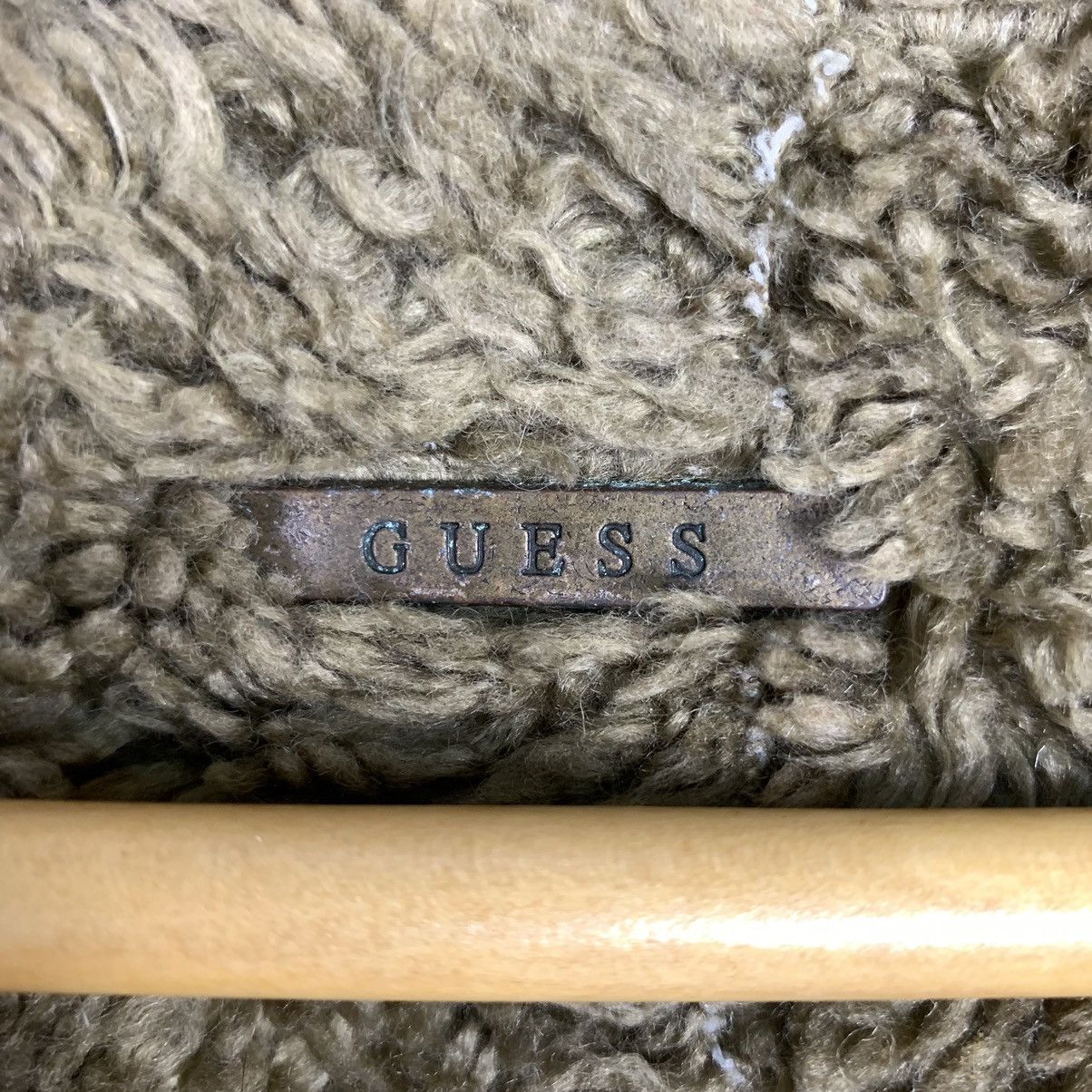 Guess × Vintage Vintage Guess Blue Sherpa Jacket Size US M / EU 48-50 / 2 - 12 Thumbnail