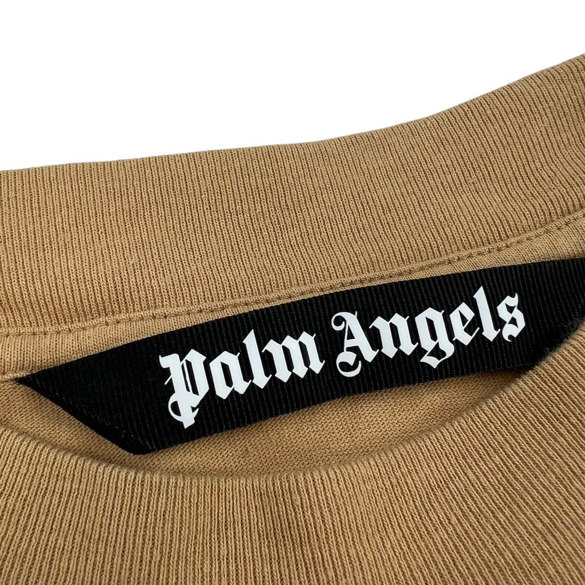 Palm Angels Palm Angels Beige T Shirt Size US XL / EU 56 / 4 - 3 Thumbnail