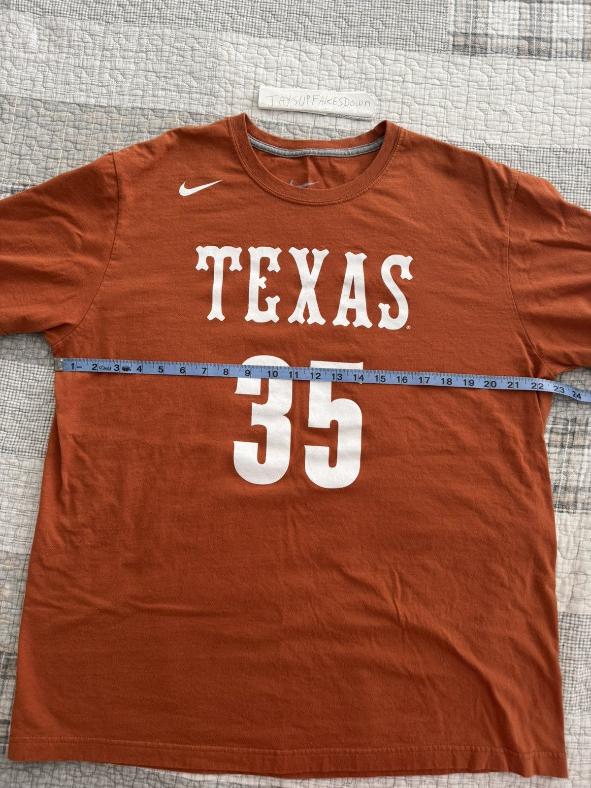 Nike Nike Kevin Durant KD Texas University Longhorns Shirt XL Size US XL / EU 56 / 4 - 5 Thumbnail