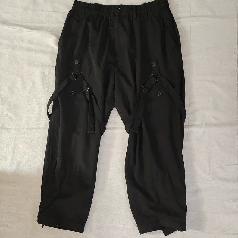 Yohji Yamamoto Yohji Yamamoto Black Strap Pants Size 2